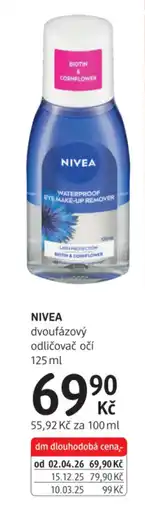 dm drogerie NIVEA dvoufázový odličovač očí nabídka