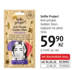 dm drogerie Selfie Project Anti-pimple Golden Stars náplasti na akné nabídka