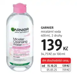 dm drogerie GARNIER micelární voda nabídka