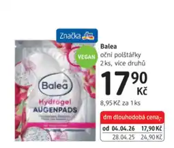 dm drogerie Balea Oční polštářky nabídka