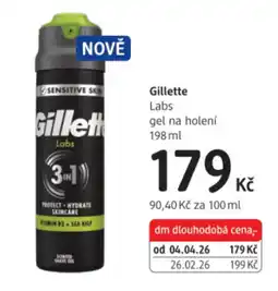 dm drogerie Gillette Labs gel na holení nabídka