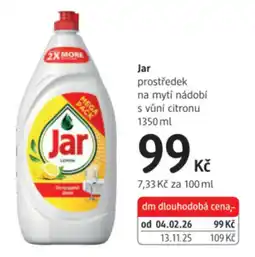 dm drogerie Jar prostředek na mytí nádobí s vůní citronu nabídka