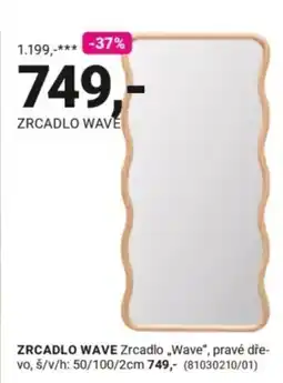 Möbelix Zrcadlo wave nabídka