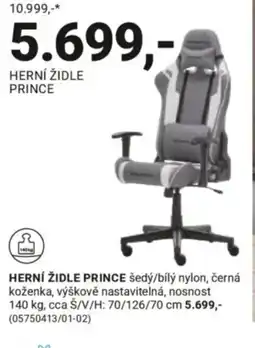 Möbelix Herní židle prince nabídka