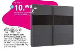 Möbelix Skříň s posouvacími dveřmi bramfeld nabídka