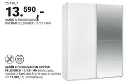 Möbelix Skříň s posouvacími dveřmi feldkirch 11/181 mh nabídka
