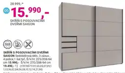 Möbelix Skříň s posouvacími dveřmi saigon nabídka