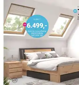 Möbelix Postel s úložným prostorem saturn 140 nabídka