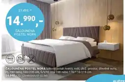 Möbelix Čalouněná postel nora nabídka