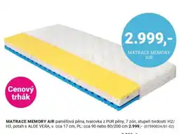 Möbelix Matrace memory air nabídka