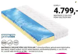 Möbelix Matrace z gelové pěny geltech air nabídka