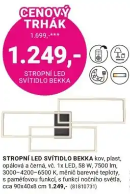 Möbelix Stropní led svítidlo bekka nabídka