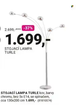 Möbelix Stojací lampa turle nabídka