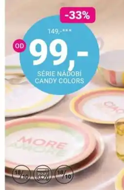 Möbelix Série nádobí candy colors nabídka
