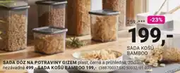 Möbelix Sada košů bamboo nabídka