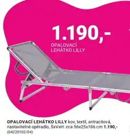 Möbelix Opalovací lehátko lilly nabídka