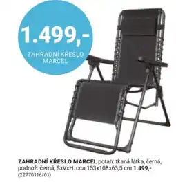 Möbelix Zahradní křeslo marcel nabídka