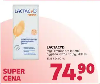 LACTACYD mycí emulze pro intimní hygienu