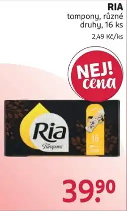 Rossmann RIA tampony nabídka