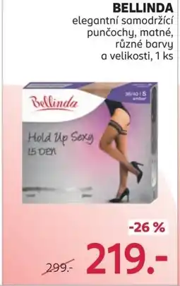 Rossmann BELLINDA elegantní samodržící punčochy, matné nabídka