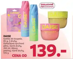 Rossmann DAISE bomba do koupele nabídka