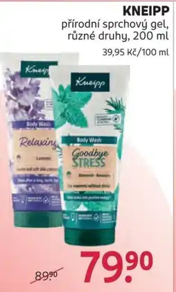 Rossmann KNEIPP přírodní sprchový gel nabídka