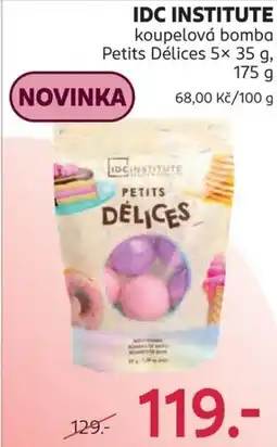 Rossmann IDC INSTITUTE koupelová bomba nabídka