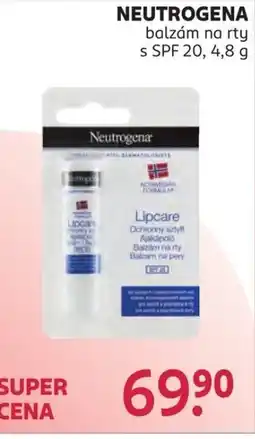 Rossmann NEUTROGENA balzám na rty s SPF 20 nabídka