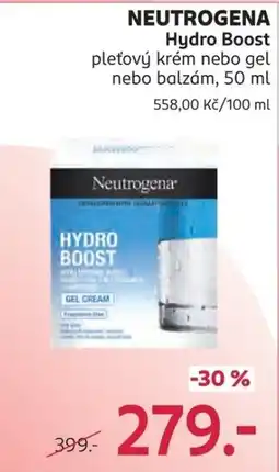 Rossmann NEUTROGENA Hydro Boost nabídka