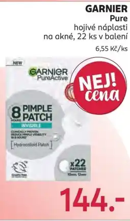 Rossmann GARNIER Pure hojivé náplasti na akné nabídka