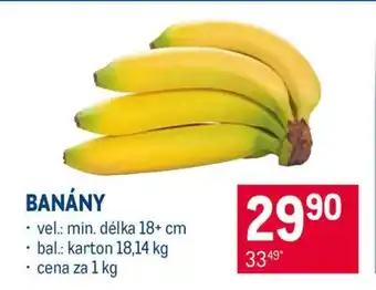 Makro Banány nabídka