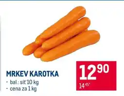 Makro MRKEV KAROTKA nabídka