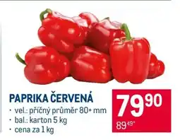 Makro Paprika červená nabídka