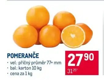 Makro Pomeranče nabídka