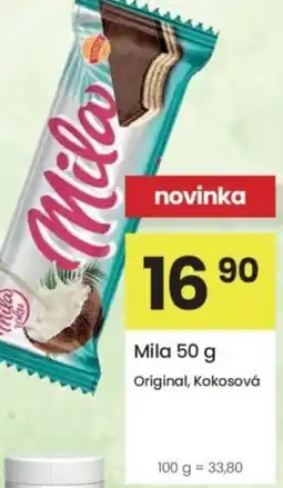 Kubík potraviny Mila Original, Kokosová nabídka