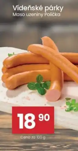 Kubík potraviny Vídeňské párky nabídka