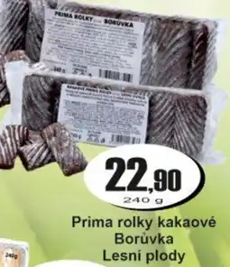 Adam Prima rolky kakaové Borůvka Lesní plody nabídka
