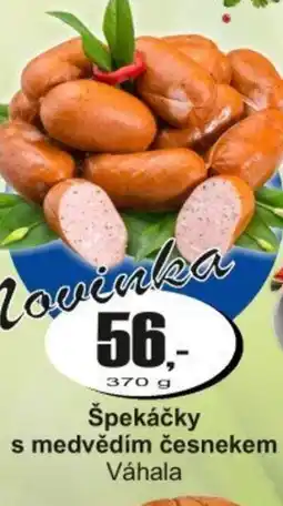 Adam Špekáčky s medvědím česnekem nabídka