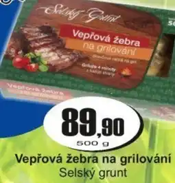 Adam Vepřová žebra na grilování Selský grunt nabídka