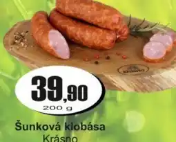 Adam Šunková klobása Krásno nabídka