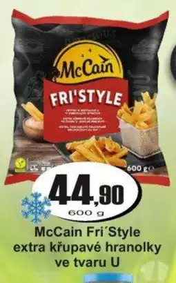 Adam McCain Fri'Style extra křupavé hranolky ve tvaru U nabídka