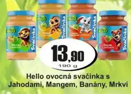 Adam Hello ovocná svačinka s Jahodami, Mangem, Banány, Mrkví nabídka
