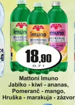Adam Mattoni Imuno Jablko - kiwi - ananas, Pomeranč - mango, Hruška - marakuja - zázvor nabídka