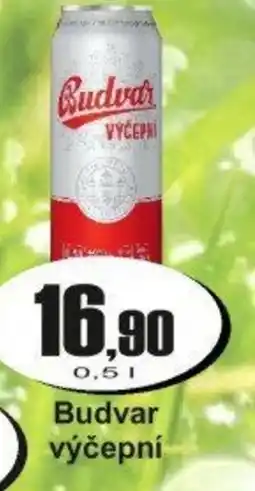 Adam Budvar výčepní nabídka
