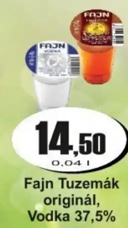 Adam Fajn Tuzemák originál, Vodka 37,5% nabídka