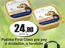 Adam Paštika First Class pro psy s drůbežím, s hovězím nabídka