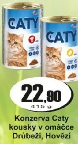 Adam Konzerva Caty kousky v omáčce Drůbeží, Hovězí nabídka