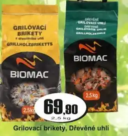Adam Grilovací brikety, Dřevěné uhlí nabídka
