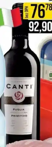 Jip Canti Puglia IGT Primitivo nabídka