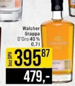 Jip Walcher Grappa D'Oro 40% nabídka